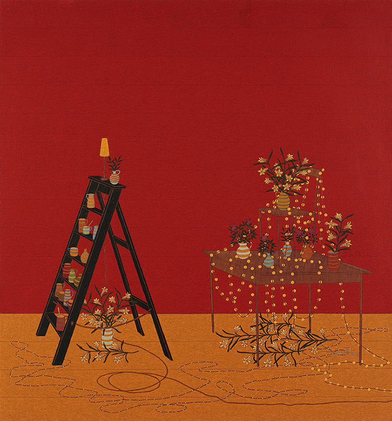 Abacus 2, 150 x 140 cm, Oil on Linen, 2009, Private Collection